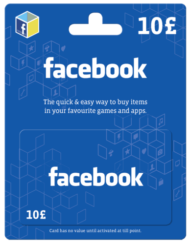 Buy Gift Card: Facebook Gift Card XBOX